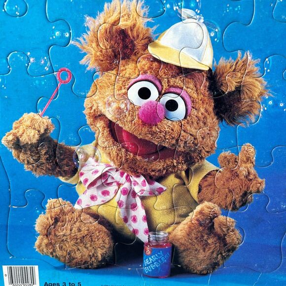 Vintage Muppet Babies 1984 Fozzie Bear Frame Tray Puzzle - Jim Henson - Picture 2 of 5